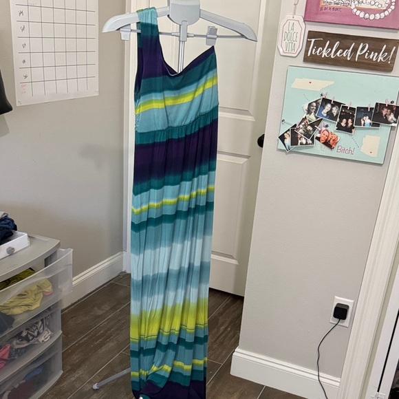 Soma Ombre Dress in green and Teal - Picture 1 of 6